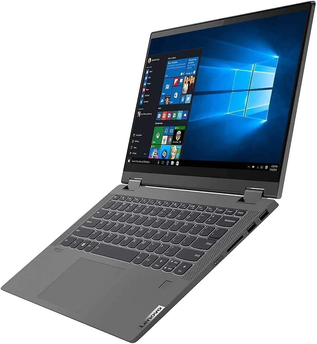 New Flex 5 14" 2-In-1 Touchscreen Laptop, 8-Core AMD Ryzen 7 4700U (Beat I7-8550U), FHD IPS, Backlit, Fingerprint, Bundled with Woov Sleeve, Win 10, Black (8GB|1024GB SSD)