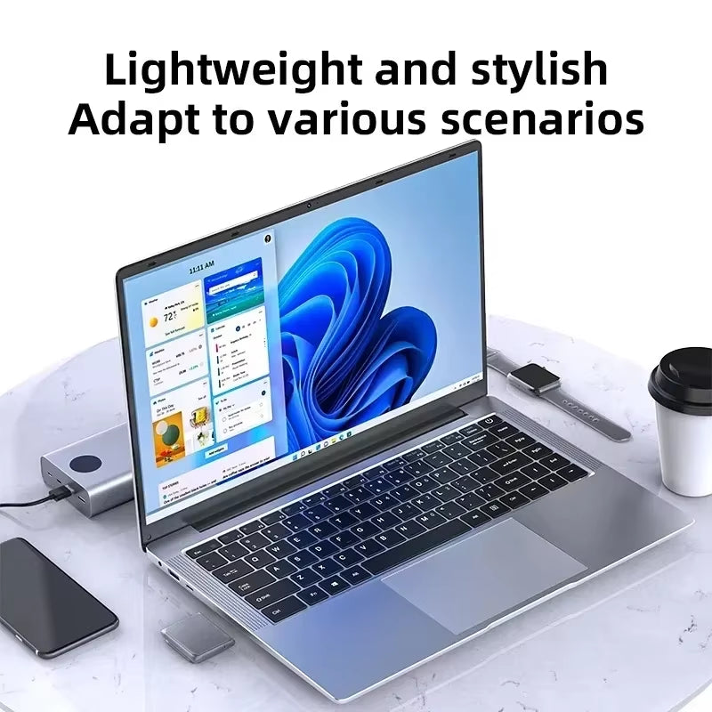 2025 Portable I7 Windows 11 Laptop Computer PC 14.1" 1920*1080 Notebook 12GB RAM 1TB 2TB SSD Intel Core I7 7500U Gaming Laptops