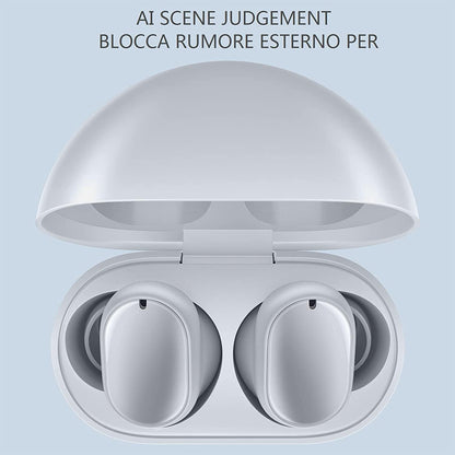 New 2021 Redmi Buds 3 Pro Airdots In-Ear Earbuds, 35Db Smart Noise Cancellation, Dual-Device Connectivity, Wireless Charging, 28Hour Battery, Dual Transparency Mode, Bluetooth 5.2, Glacier Gray